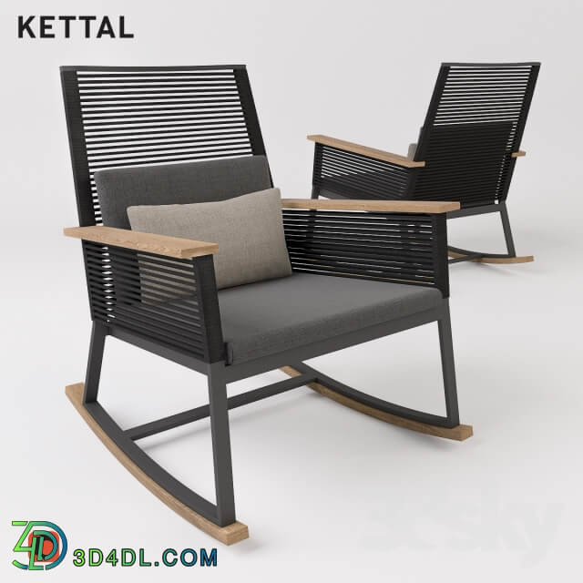 Kettal Landscape Rocking chair