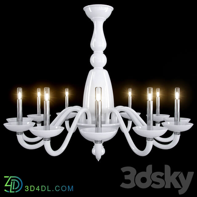 Barovier amp toso Palladiano Pendant light 3D Models