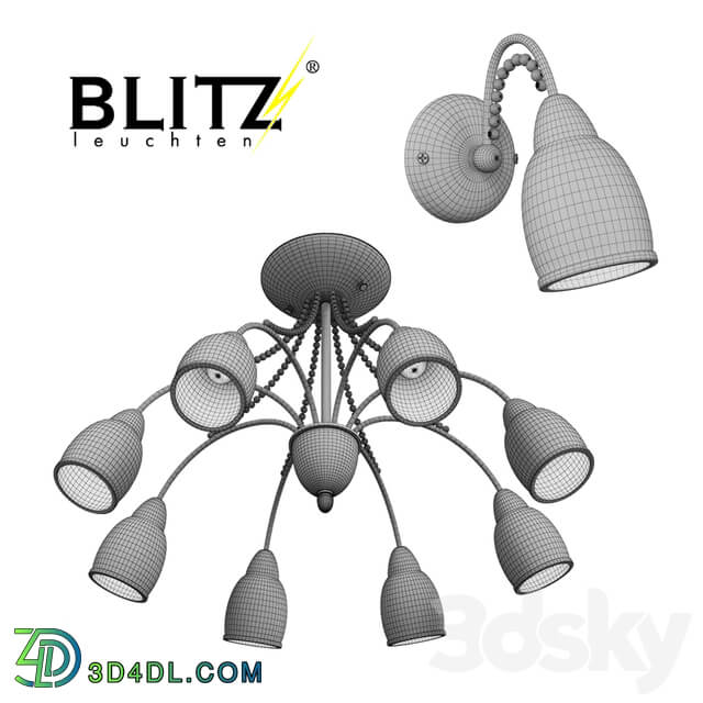 Blitz 2494 38 Pendant light 3D Models