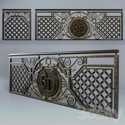 railing Facade element 3D Models 