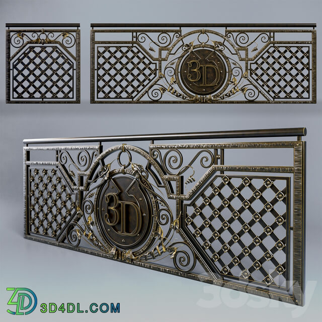 railing Facade element 3D Models