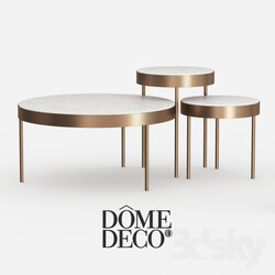 Dome Deco set of coffee tables 