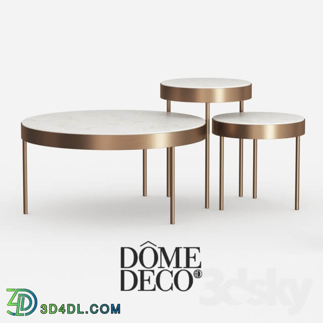 Dome Deco set of coffee tables