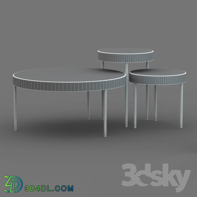 Dome Deco set of coffee tables