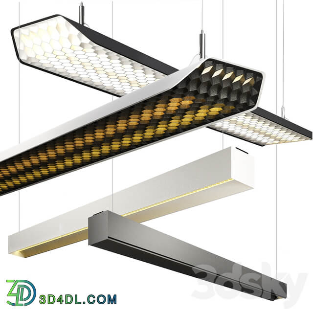 Modular lighting. Vaeder.Drupl70 Pendant light 3D Models