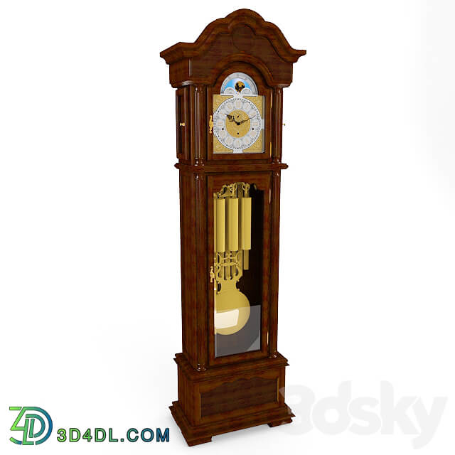 Floor clock Hermle 01093 031171 Watches Clocks 3D Models