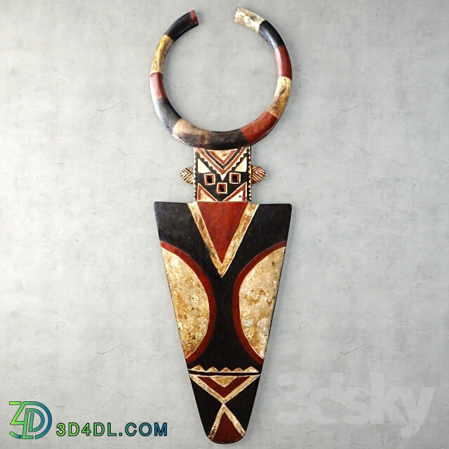 Other decorative objects African Large Senufo Wall Mask