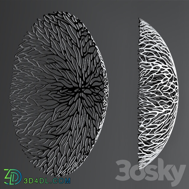 coral bowl round Other decorative objects 3D Models