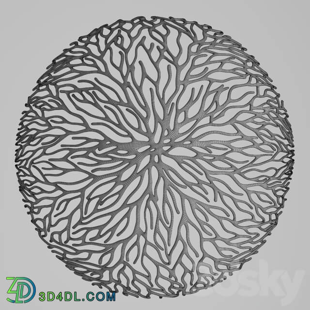 coral bowl round Other decorative objects 3D Models