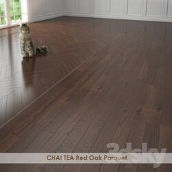 Wood CHAI TEA Red Oak Parquet 