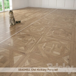 Wood SEASHELL Old Hickory Parquet 