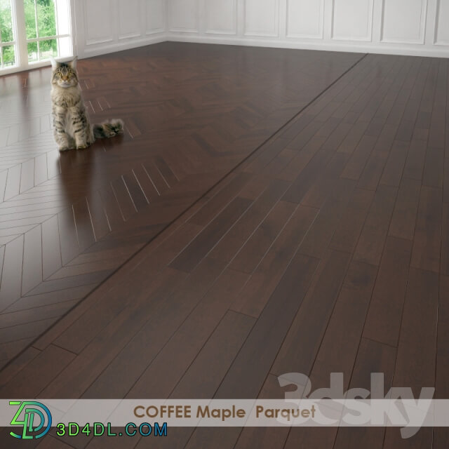 Wood COFFEE Maple Parquet