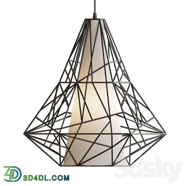 Zuma Line HP1335 BL Skeleton Pendant light 3D Models