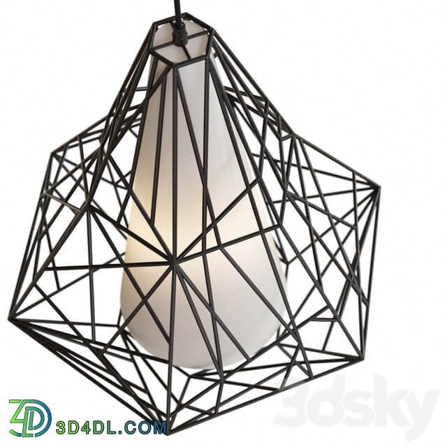 Zuma Line HP1335 BL Skeleton Pendant light 3D Models