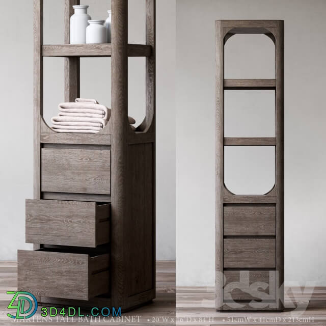 MARTENS TALL BATH CABINET