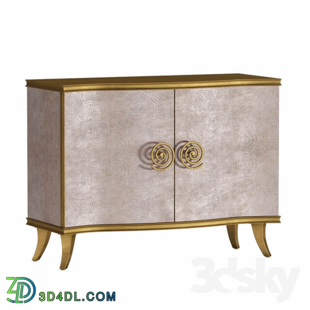 Sideboard Chest of drawer Hooker Furniture Living Room Melange Golden Swirl Chest