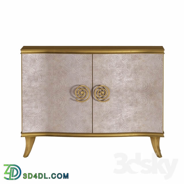 Sideboard Chest of drawer Hooker Furniture Living Room Melange Golden Swirl Chest