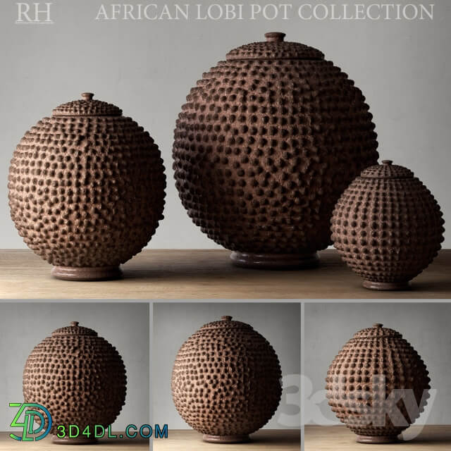 Other decorative objects AFRICAN LOBI POT COLLECTION