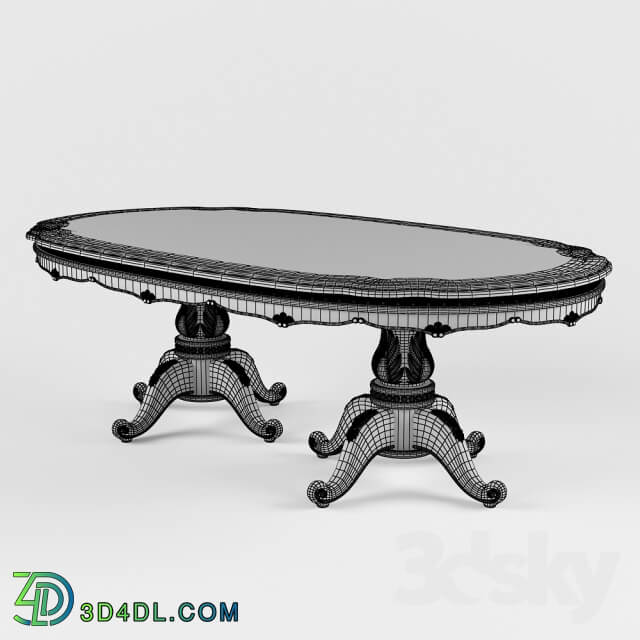 Palatial Oval Dining Table