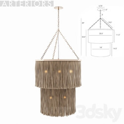 Chandelier Arteriors James Chandelier Pendant light 3D Models 