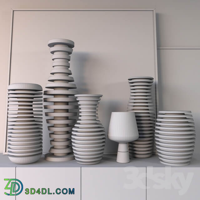 Decorative set of Vases