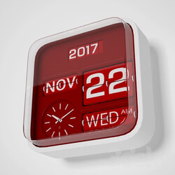 Habitat Flap Clock Watches Clocks 3D Models 