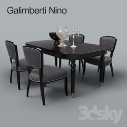 Table Chair Table and chair of Galimberti Nino 