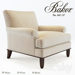 Baker No.847 37 Tight back lounge chair 