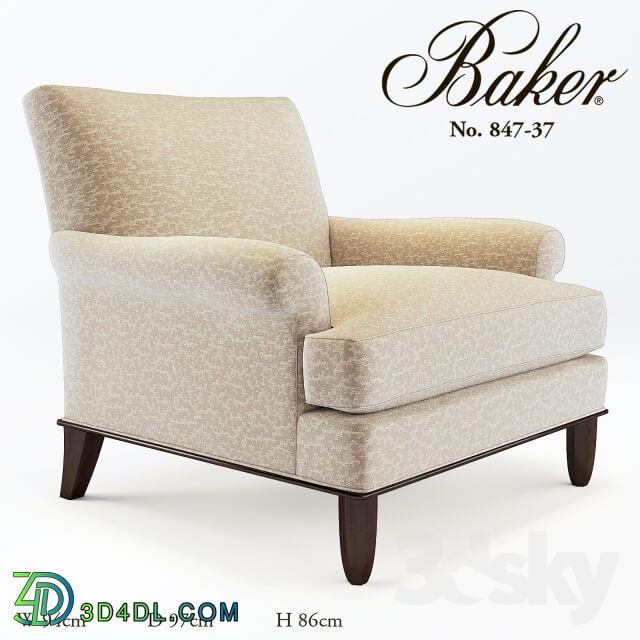 Baker No.847 37 Tight back lounge chair