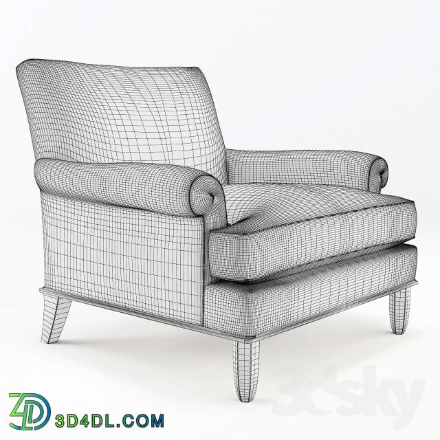 Baker No.847 37 Tight back lounge chair