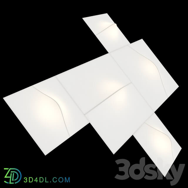 Axo Light NELLY STRAIGHT Ceiling lamp 3D Models