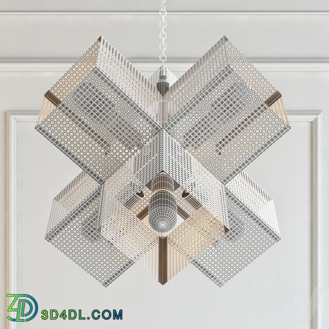 Dax chandelier Pendant light 3D Models