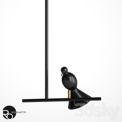 Suspension Alouette Bird Romatti Pendant light 3D Models 