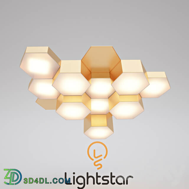 Lightstar 750 123 Pendant light 3D Models