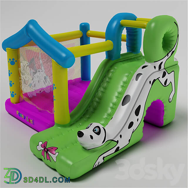 Trampoline Dalmatians Other 3D Models