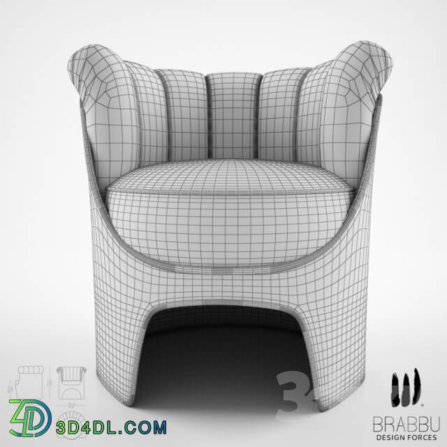 Brabbu Hera armchair