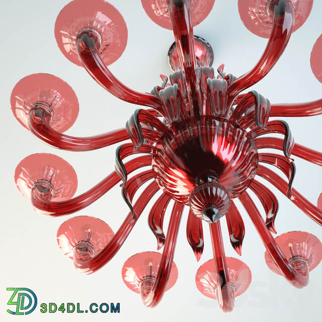 Barovier amp Toso Fauve Pendant light 3D Models