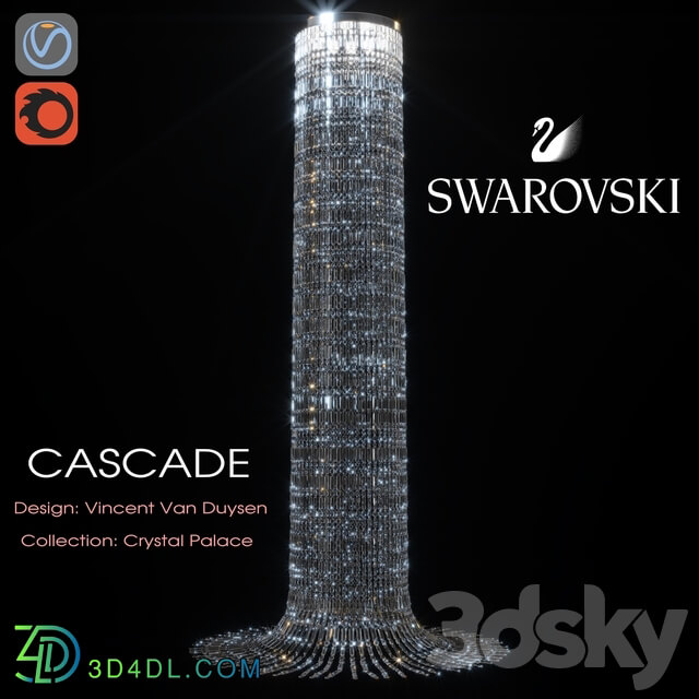 CASCADE Pendant light 3D Models