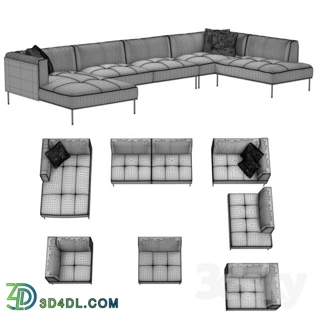 Living Divani ROD Sectional Sofa