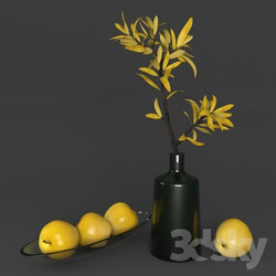 Decorative set with apples 