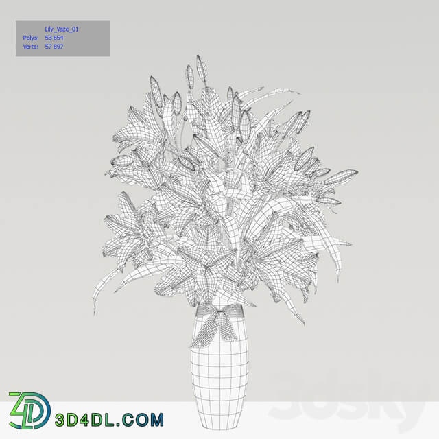 Bouquet Lily 3D Models