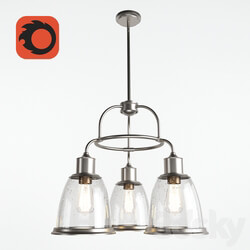 Lamp 3 LIGHT CHANDELIER THE HOBSON COLLECTION Pendant light 3D Models 