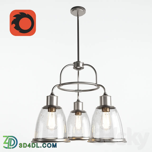 Lamp 3 LIGHT CHANDELIER THE HOBSON COLLECTION Pendant light 3D Models