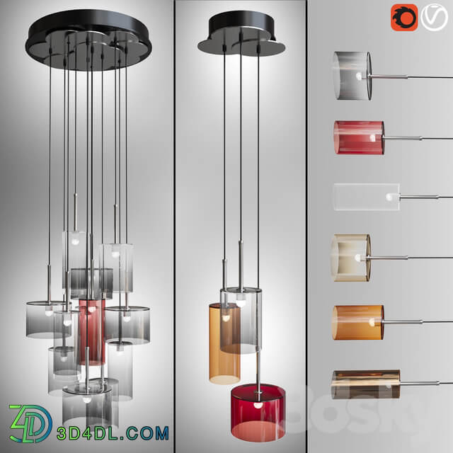 Suspensions SPILLRAY AXOLIGHT Pendant light 3D Models