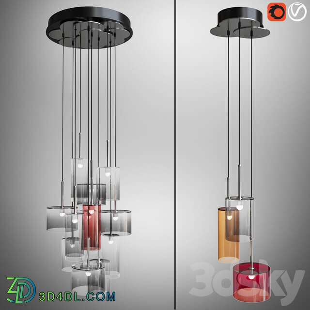 Suspensions SPILLRAY AXOLIGHT Pendant light 3D Models