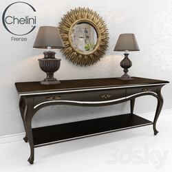 CHELINI CONSOLE SET 3D Models 