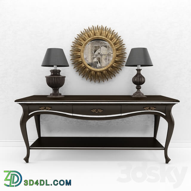 CHELINI CONSOLE SET 3D Models