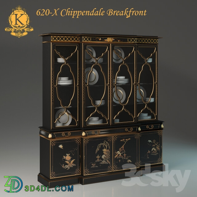 Wardrobe Display cabinets Karges 620 X Chippendale Breakfront