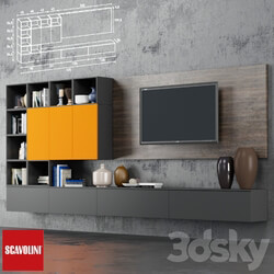 Wall Scavolini 2 3D Models 