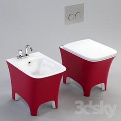 ARTCERAM COW toilet bidet  